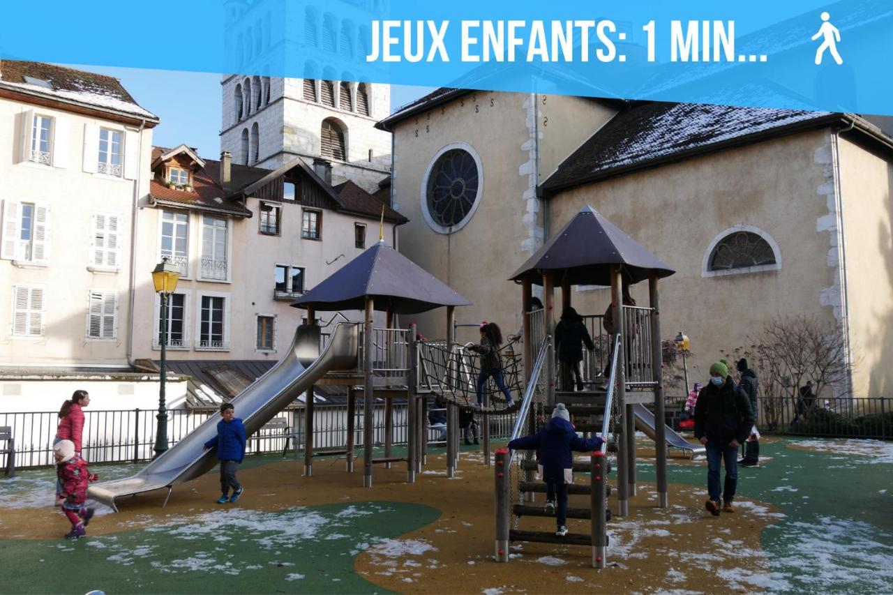 Le Carnot - Mycosyapart, Duplex Coeur De Ville Et Lac, Climatise Annecy Bagian luar foto