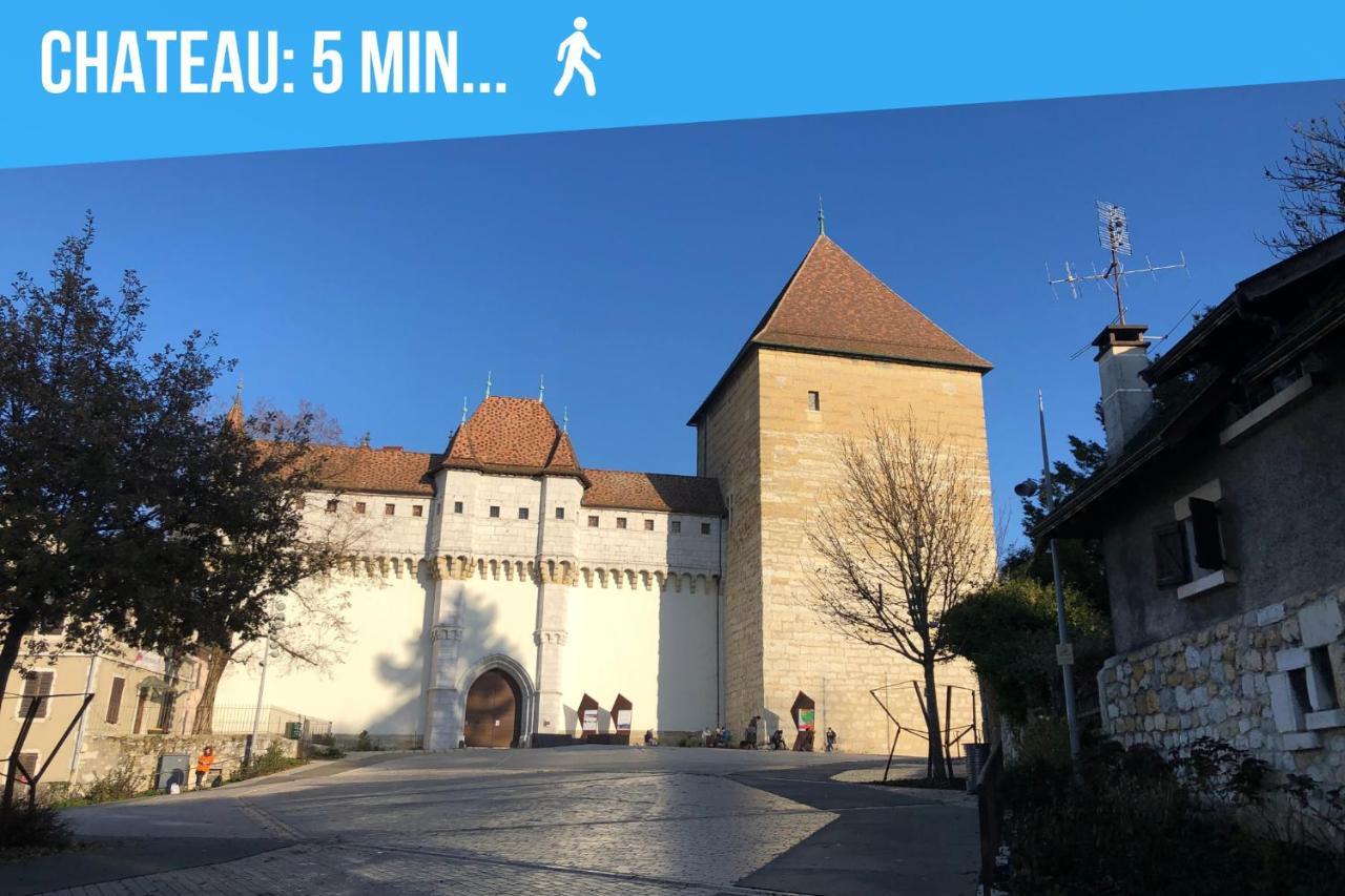Le Carnot - Mycosyapart, Duplex Coeur De Ville Et Lac, Climatise Annecy Bagian luar foto