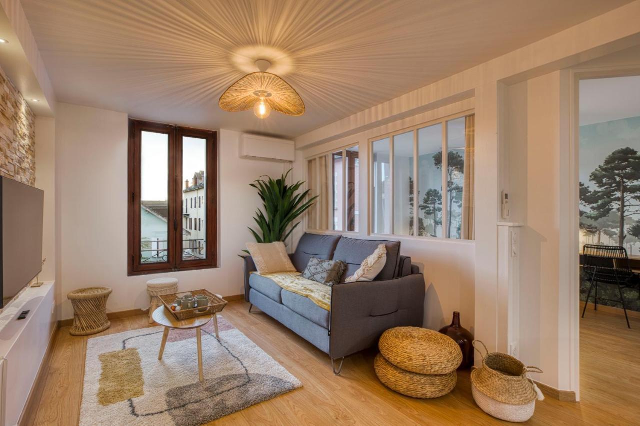 Le Carnot - Mycosyapart, Duplex Coeur De Ville Et Lac, Climatise Annecy Bagian luar foto