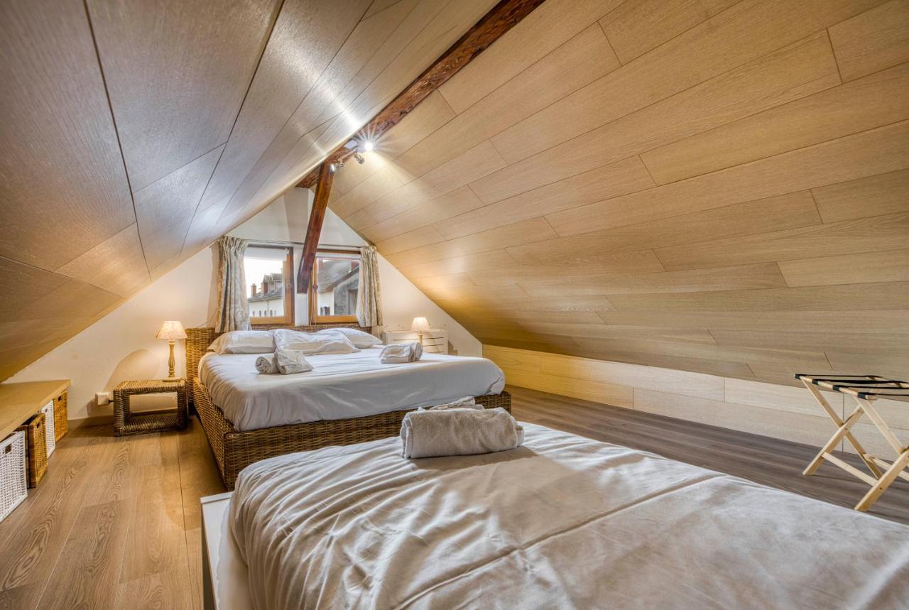 Le Carnot - Mycosyapart, Duplex Coeur De Ville Et Lac, Climatise Annecy Bagian luar foto