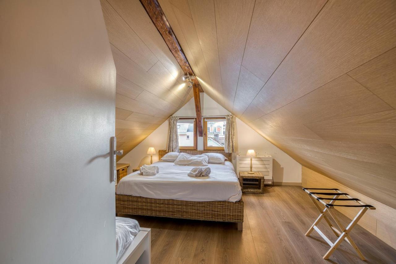 Le Carnot - Mycosyapart, Duplex Coeur De Ville Et Lac, Climatise Annecy Bagian luar foto