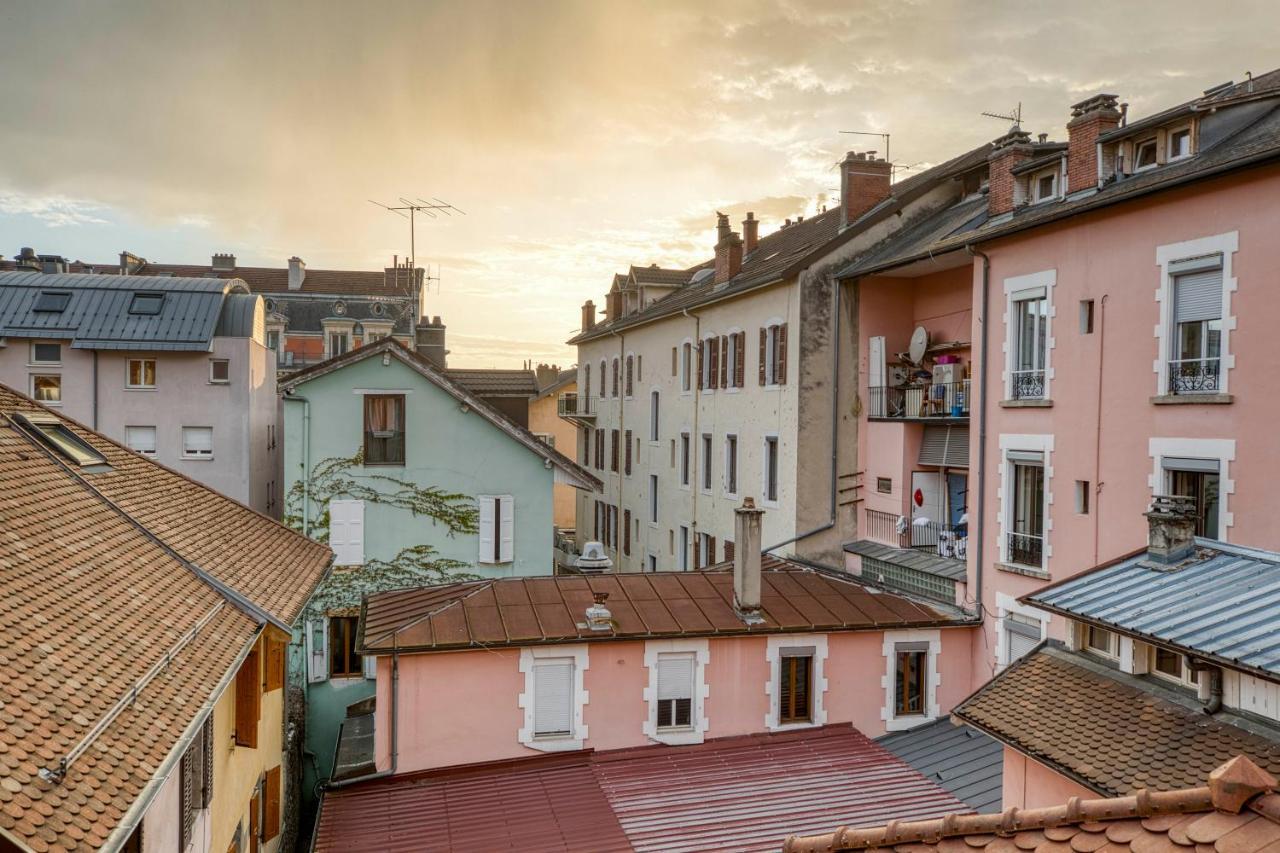 Le Carnot - Mycosyapart, Duplex Coeur De Ville Et Lac, Climatise Annecy Bagian luar foto